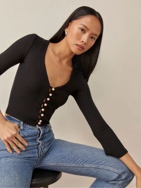 Reformation top button up